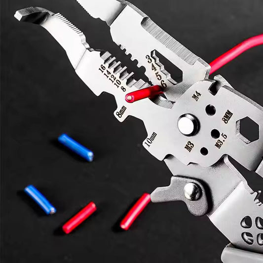 Multi-Function 9-1 Professional Elbow Wire Stripper Crimping Tool