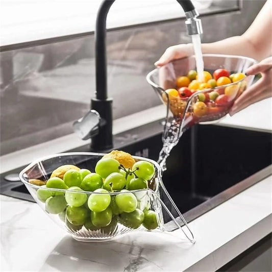 Multifunctional Washing Drain Basket Random colors
