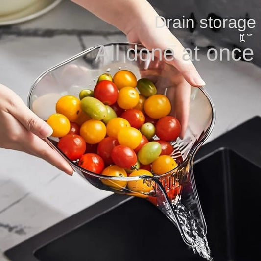 Multifunctional Washing Drain Basket Random colors